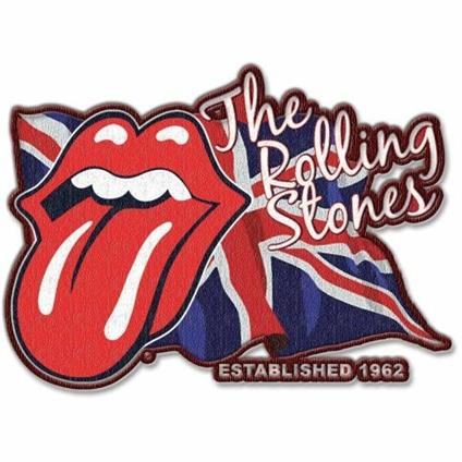 Toppa The Rolling Stones Iron-on Patch: Lick The Flag
