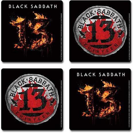 Set 4 Sottobicchieri Black Sabbath. 13