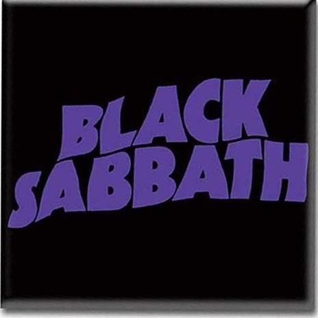 Magnete in metallo Black Sabbath. Wavy Logo - 2