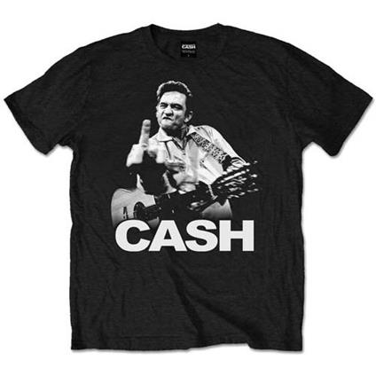 t-shirt Unisex Tg. Xl Johnny Cash. Finger