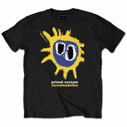 T-Shirt Primal Scream Men's Tee: Screamadelica Yellow