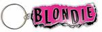 Portachiavi Blondie. Punk Logo in Metallo