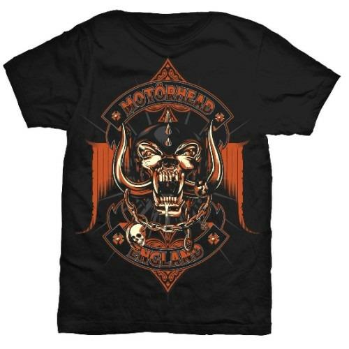 T-Shirt Motorhead Men's Tee: Orange Ace