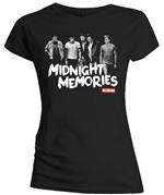 T-Shirt donna One Direction. Midnight Memories Black