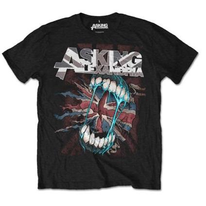 T-Shirt Asking Alexandria Men's Tee: Flag Eater