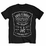 T-Shirt Unisex Tg. M. Guns N' Roses Paradise City Label