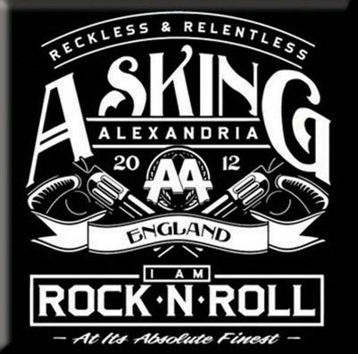 Magnete Asking Alexandria. Rock N' Roll