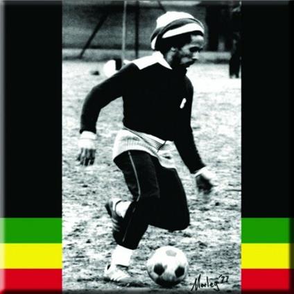 Magnete in metallo Bob Marley. Soccer
