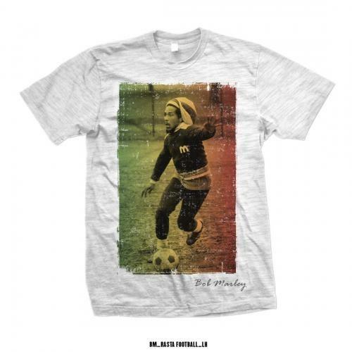 T-Shirt Unisex Tg. 2XL Bob Marley. Football Text