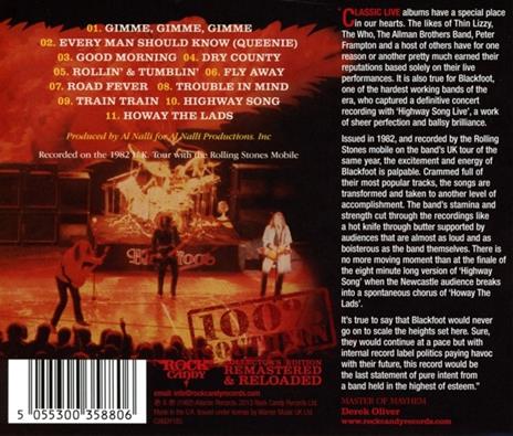 Highway Song Live - CD Audio di Blackfoot - 2