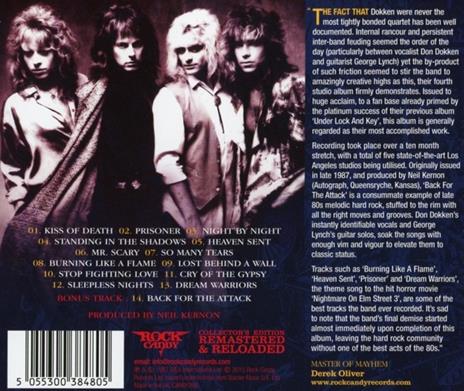 Back for the Attack - CD Audio di Dokken - 2
