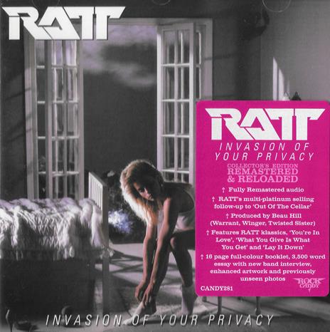 Invasion of Your Privacy - CD Audio di Ratt