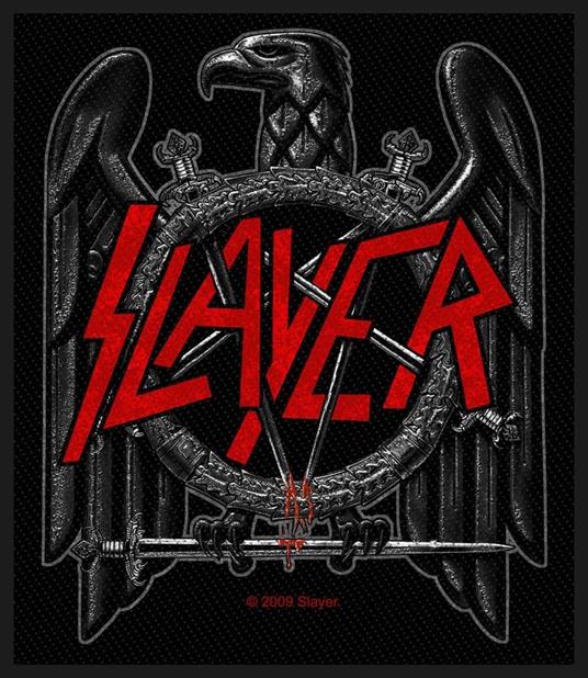 Slayer Black Eagle-unisex O/s Standard Patch Accessories Multi-coloured Retail Packaged Sold In Multiples Of 10 Per Design.