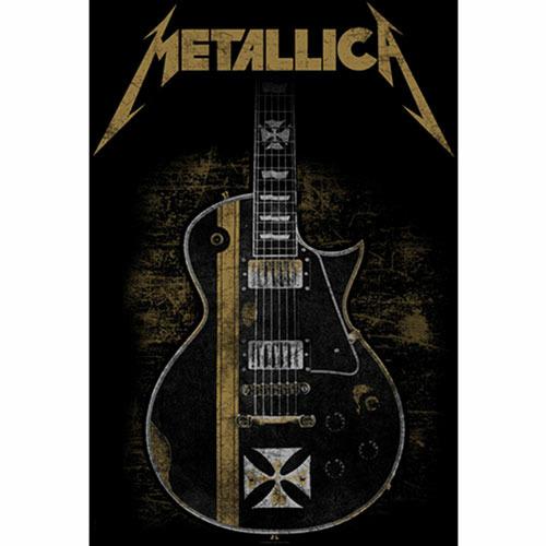 Poster In Tessuto Metallica. Hetfield Guitar