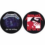 Tappetino Per Giradischi Metallica. Kill 'Em All / Ride The Lightning