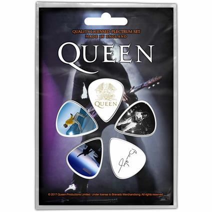 Set 5 Plettri Queen. Brian May. Plectrum Set
