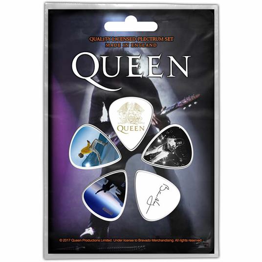 Set 5 Plettri Queen. Brian May. Plectrum Set