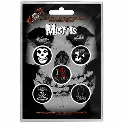 Badge Pack Misfits. Skull