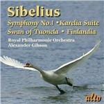 Sinfonia n.1 - Finlandia - Karelia Suite - Il cigno di Tuonela - CD Audio di Jean Sibelius,Royal Philharmonic Orchestra,Sir Alexander Gibson