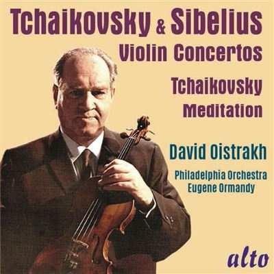 Concerti per violino - CD Audio di Jean Sibelius,Pyotr Ilyich Tchaikovsky,David Oistrakh,Eugene Ormandy,Philadelphia Orchestra