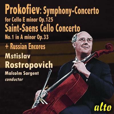 Rostropovich plays Cello Concertos & Russian Encor - CD Audio di Sergei Prokofiev,Mstislav Rostropovich,Malcolm Sargent