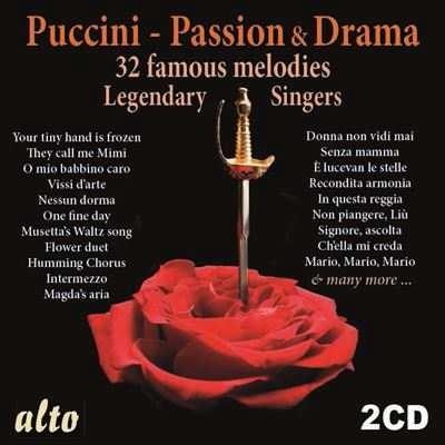 Passion & Drama Legendary Singers - CD Audio di Giacomo Puccini,Jussi Björling