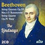 Quartetti n.1, n.2, n.3 op.59 - Quartetto op.74 - CD Audio di Ludwig van Beethoven