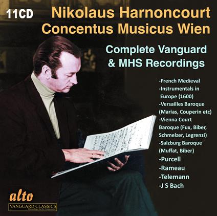 Nikolaus Harnoncourt / Concentus Musicus Wien: Complete Vanguard & MHS Recordings (11 Cd) - CD Audio