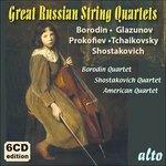 Quartetti russi celebri - CD Audio di Sergei Prokofiev,Dmitri Shostakovich,Pyotr Ilyich Tchaikovsky,Alexander Borodin,Alexander Glazunov