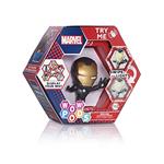 WOW! PODS - Collezione Avengers, action figure luminosa a tema supereroi con testa dondolante, giocattoli ufficiali Marvel, motivo: Iron Man con finitura metallizzata, multicolore