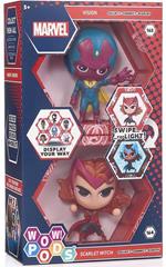 WOW! POD Marvel Vision + Scarlet led figures set Wow Stuff - Wow Pods