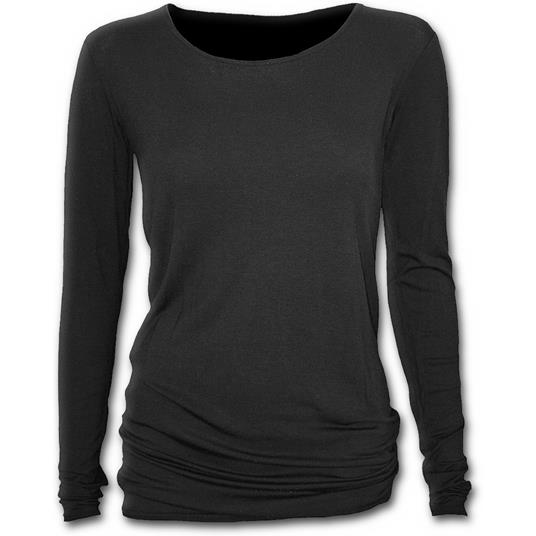 Gothic Elegance. Baggy Top Black