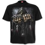 T-Shirt Unisex Tg. 4XL Spiral. Game Over T-shirt Black Plus Size