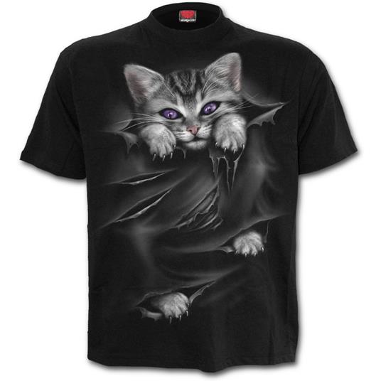 T-Shirt Unisex Spiral. Bright Eyes Front Print