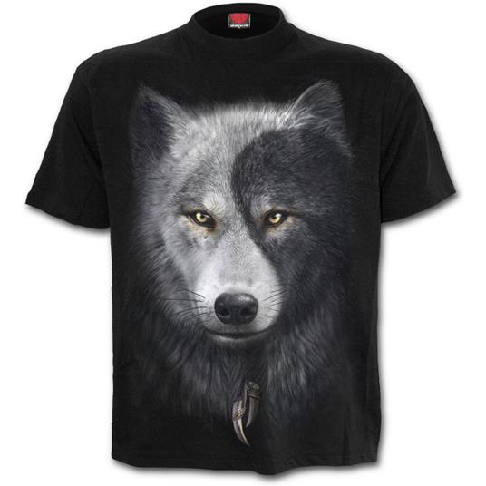T-Shirt Unisex Spiral. Wolf Chi