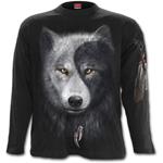 T-Shirt Manica Lunga Unisex Spiral. Wolf Chi Longsleeve T-Shirt