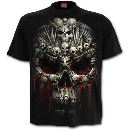 T-Shirt Unisex Spiral. Death Bones