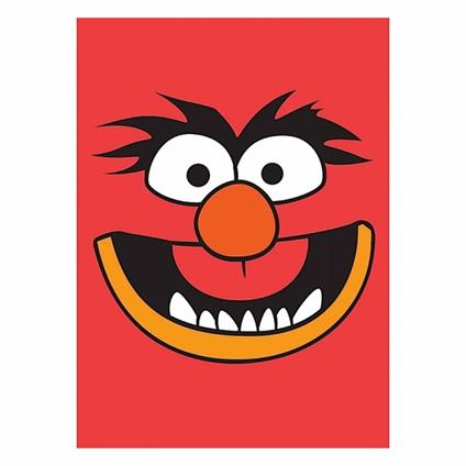 Magnete in metallo Muppets. Animal