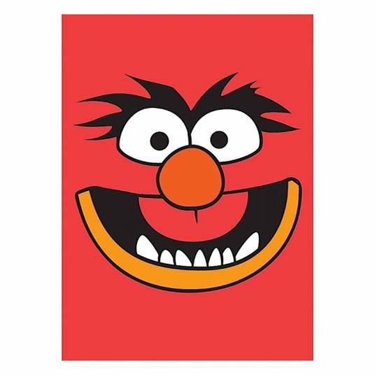 Magnete in metallo Muppets. Animal