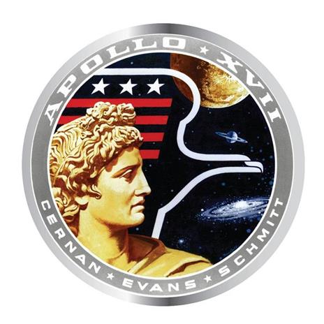 Distintivo Smaltato Nasa. Apollo XVII