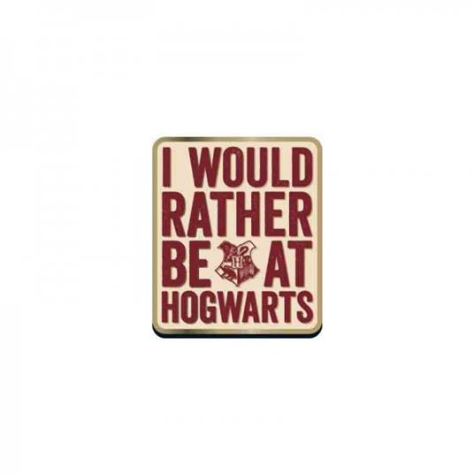 Badge Smaltato Harry Potter. Hogwart's Slogan