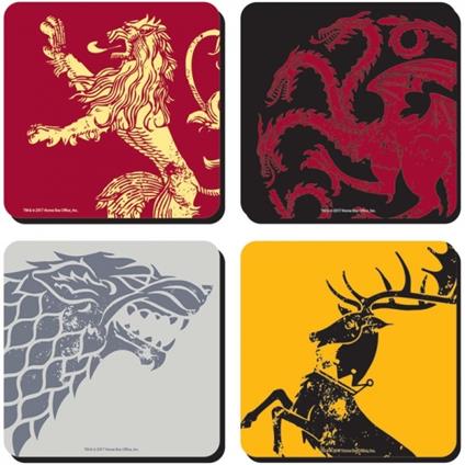 Hbo. Coasters Set Of 4. Game Of Thrones
