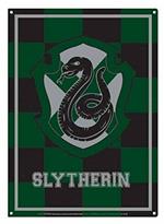 Targa Metallica Piccola Harry Potter. Slytherin