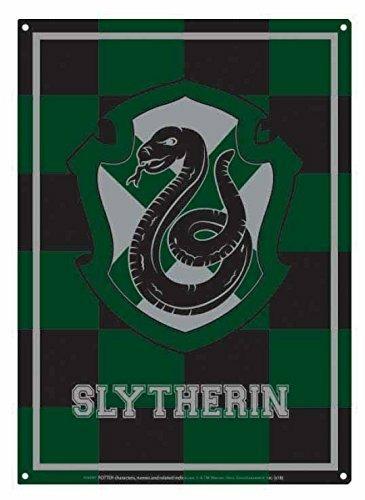 Targa Metallica Piccola Harry Potter. Slytherin