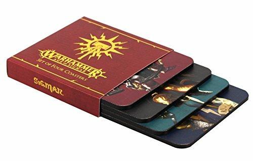 Set 4 Sottobicchieri Warhammer. Age of Sigmar. Stormcast Coaster Set Of 4