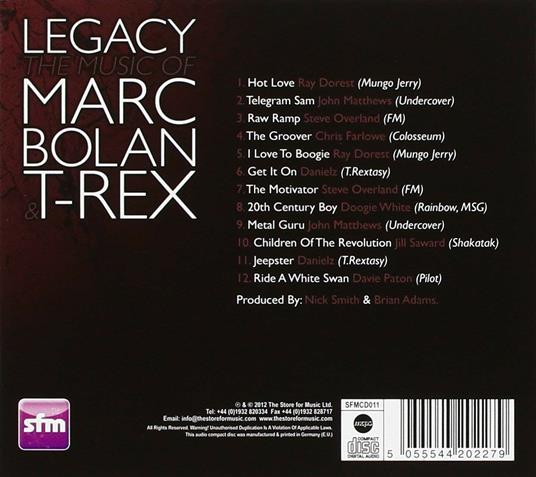 Legacy the Music (Digipack) - CD Audio - 2