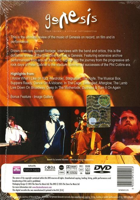 Genesis. Rock Review: A Critical Retrospective (DVD) - DVD di Genesis - 2