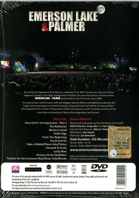 Emerson, Lake & Palmer. High Voltage (DVD) - DVD di Emerson Lake & Palmer - 2