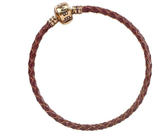 Fantastic Beasts Slider Charm Leather Bracelet brown XS