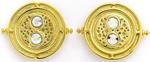 Orecchini Harry Potter Sterling Silver Gold Plated Time Turner stud earrings Embellished with Swarovski Crystals